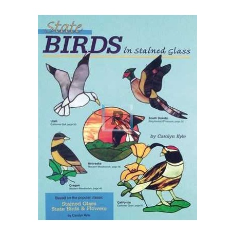 State Birds In Stained Glass