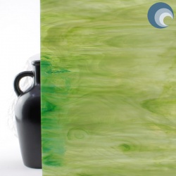 Translucent Olive Green and Moss 6022-82CC-F OCS96 61x61cm