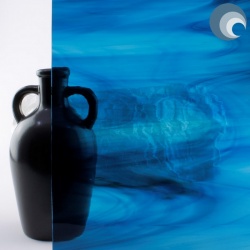 Waterglass Sky and Steel Blue 433-1W-F OCS96 61x56cm