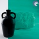 Waterglass Teal Green 523-2W-F OCS96 61x56cm