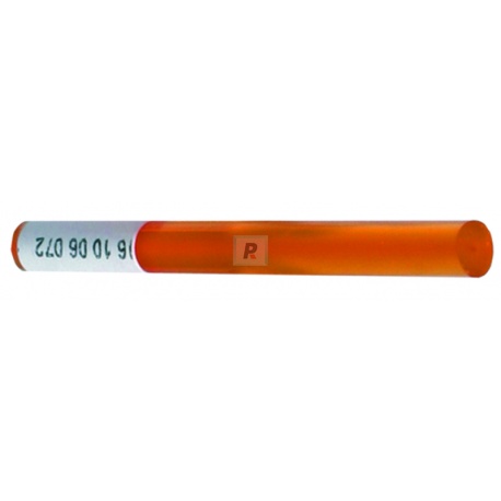 Varilla Transparente Naranja 072 de 6mm