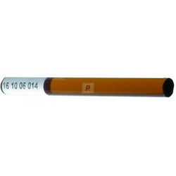 014 Transparent Medium Amber Rod 6mm