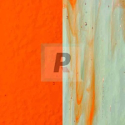 Murano Glass 072 Orange 100x65cm