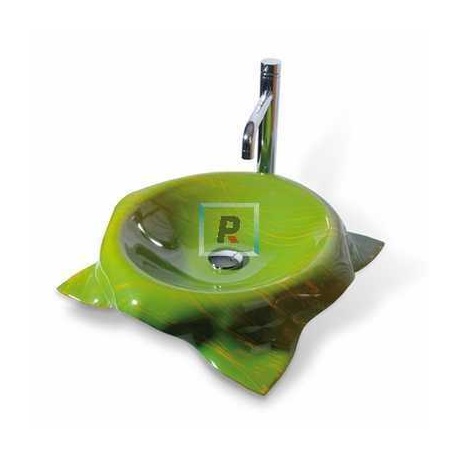 PR10 Green Glass Basin 45x45x11