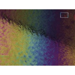 Bullseye Opalescente Negro Rainbow Iridiscente 0100 44.5x25.5cm