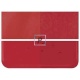 Bullseye Transparente Rojo 1122 44.5x25.5cm