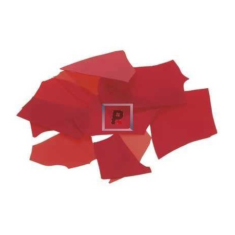 0124 Red Opalescent, Confetti
