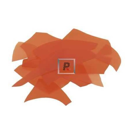 0125 Orange Opalescent, Confetti