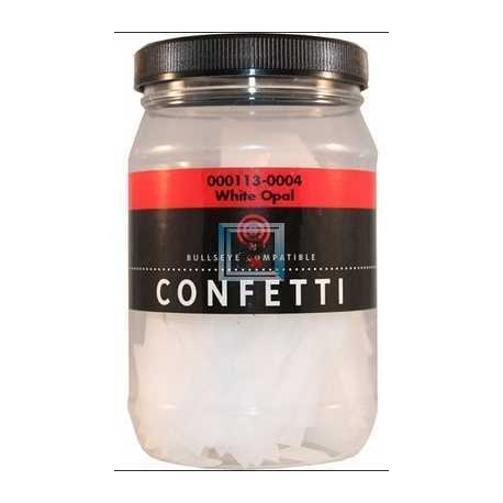 0113 White Opalescent, Confetti