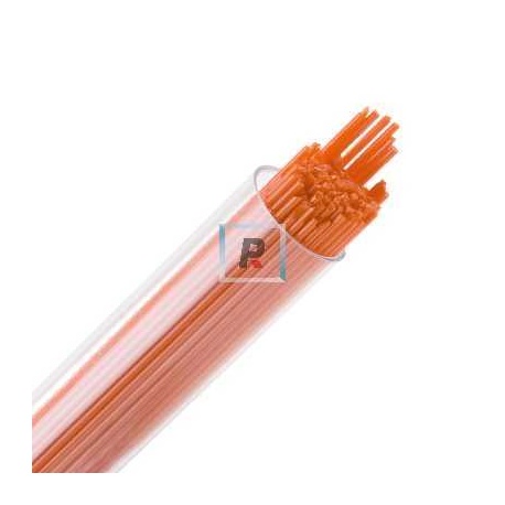 0125 Orange Opalescent Stringer 1mm