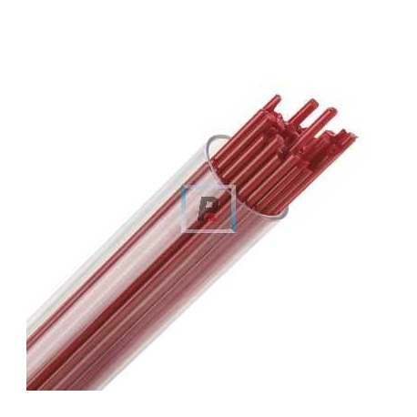 0124 Red Opalescent Stringer 2mm
