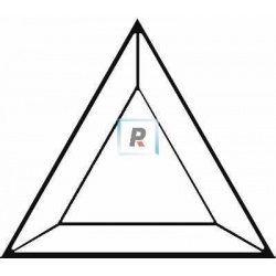 Minibiselado Triangulo de 50,8x76,2x50,8mm