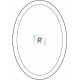 Minibiselado Ovalo de 152,4x279,4mm##