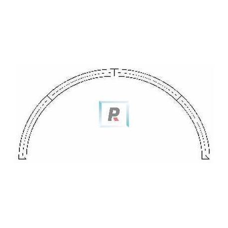 Arch Bevel 654,5mm Diameter