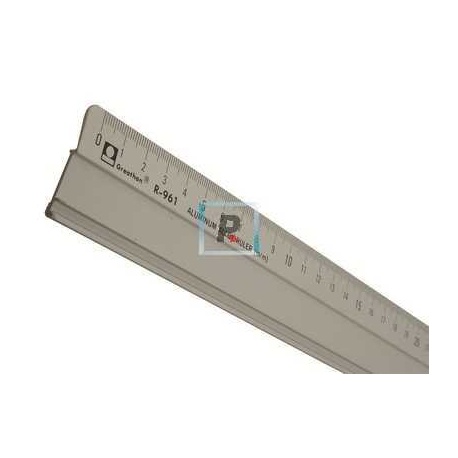 Aluminum Alloy Ruler, 30cm.
