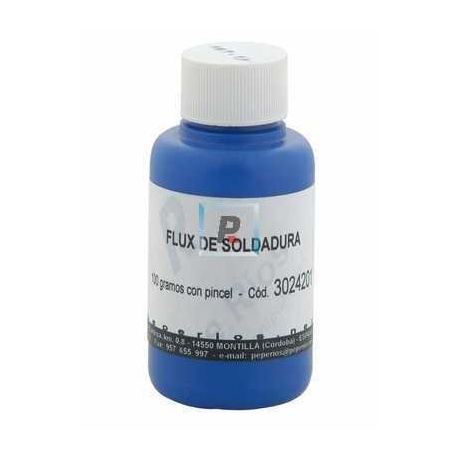 Liquid flux 100gr. with paintbr.