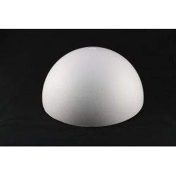 Molde Porexpan blanco media esfera Ø19,8cm