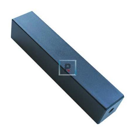Square black iron column 40x40x300mm