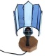 Lamp Base Wooden 10x10x14 cm