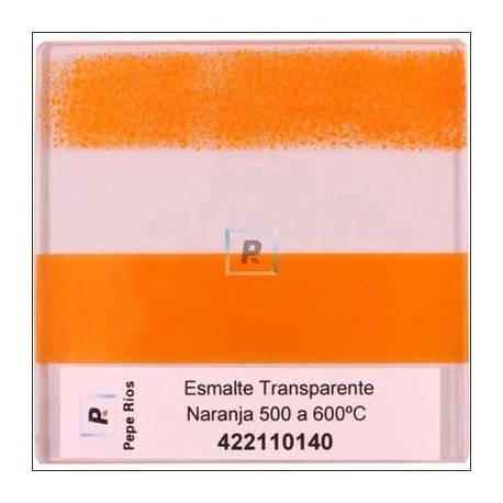 Esmalte Transparente Naranja 550ºC 100 gr.