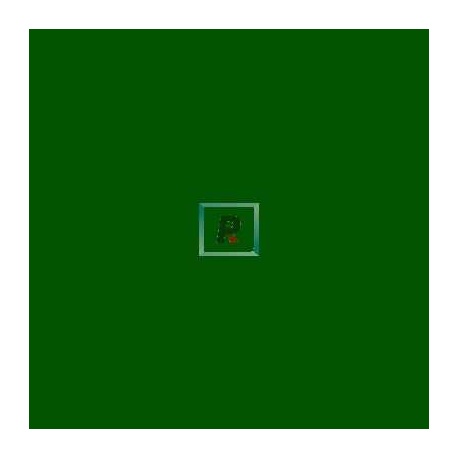 Calca Opaca Verde Oscuro 490-580ºC de 24x22.5cm