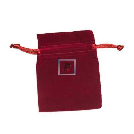 Bolsa Terciopelo Pequeña Roja (Pack 20uds)