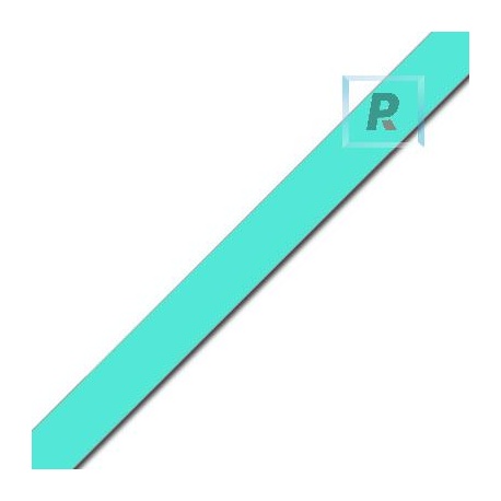 Flat Rubber Thread 10x2mm.Turquoise