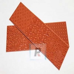 Textured rubber template 174x54mm