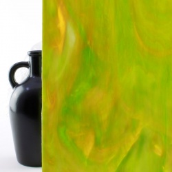 Mondoglass Opal Lime Green Glass 78x48cm