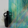 Vidrio Mondoglass Verde-Azul Texturado Iris 78x48cm