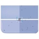 Bullseye Transparente Azul Cielo 1414 de 2mm 25.5x21.5cm
