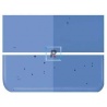 Bullseye Transparente Azul Verdadero 1464 de 2mm 25.5x21.5cm